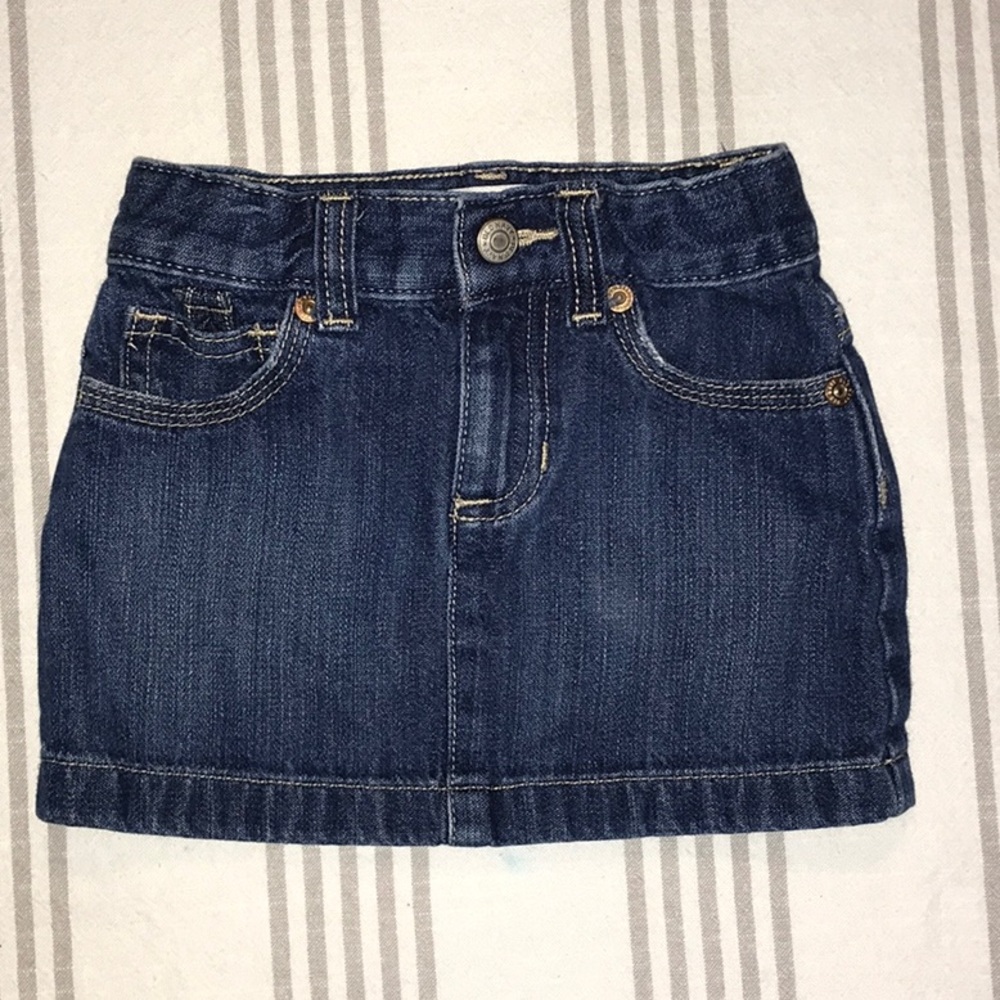 toddler girl jean skirt